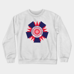 SCCA (Sports car Club of America) California region vintage emblem - colour print Crewneck Sweatshirt